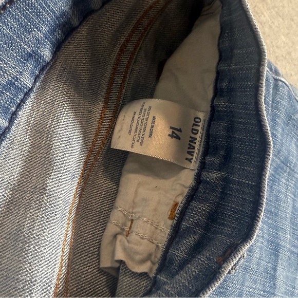 Old Navy Womens Size 14 Medium Wash Cutoff Denim Jean Shorts - Picture 5 of 7